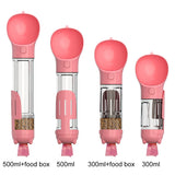 3-in-1 Portable Pet Water & Food Bottle - The PetTrail