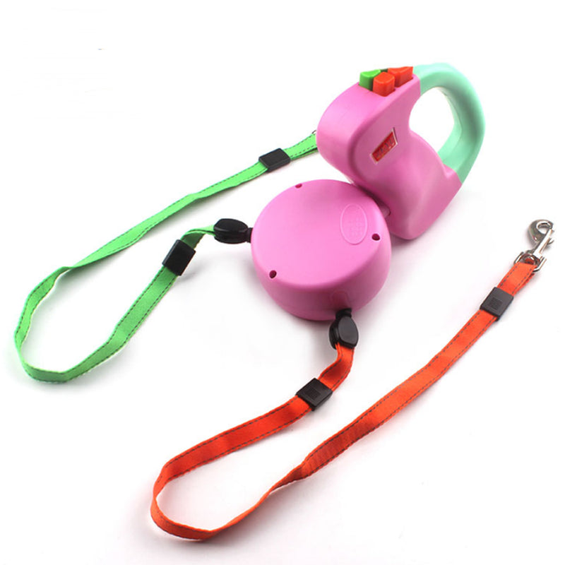 Retractable Dual Pet Dog Walking Leash - The PetTrail