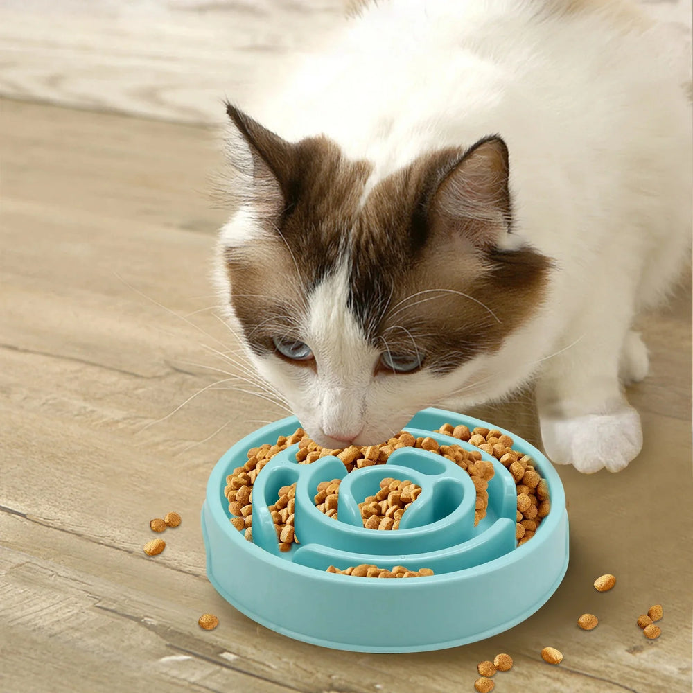 Slow Feeder Dog Bowl – Anti-Gulping Maze Bowl - The PetTrail