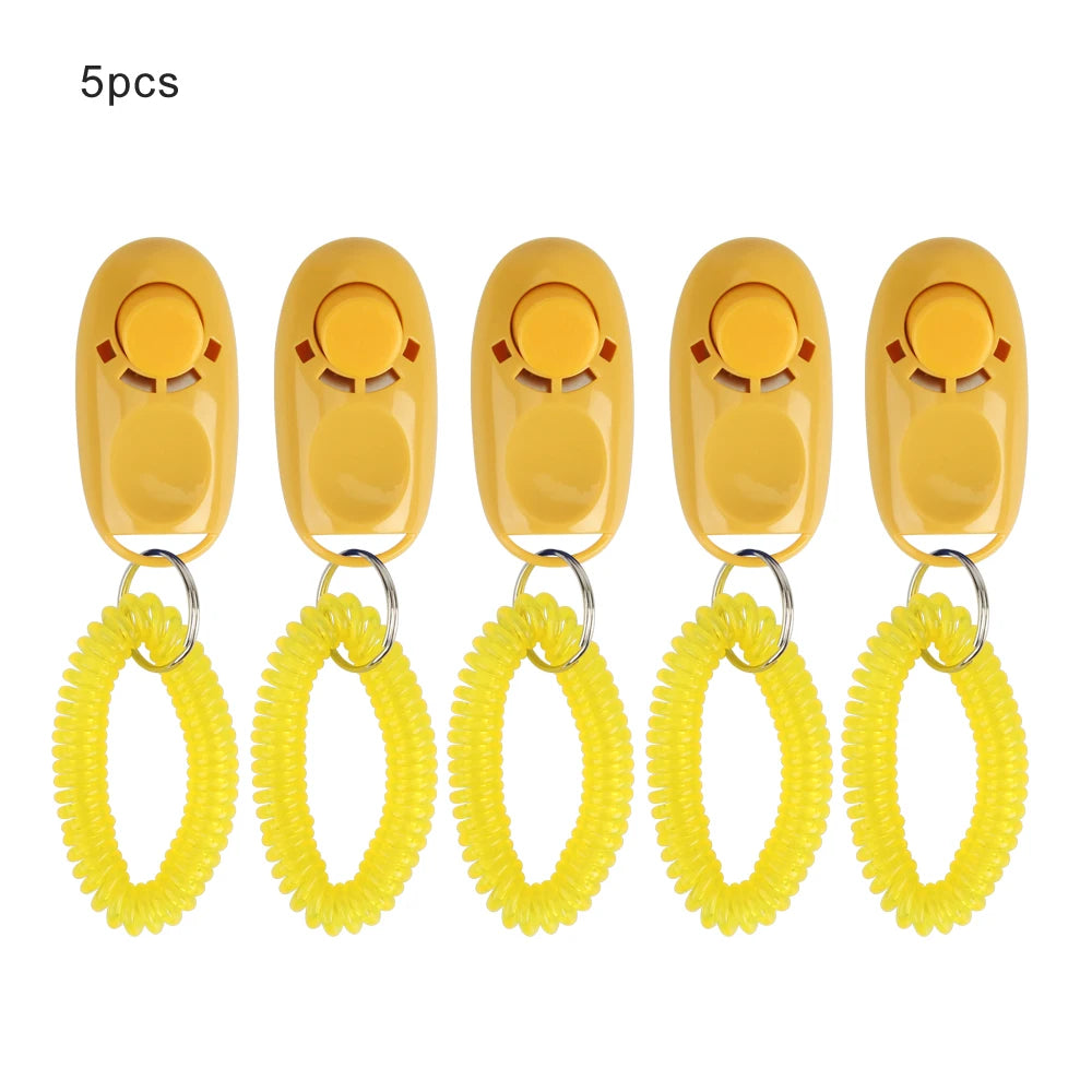 5-Piece Dog Training Clicker Set - The PetTrail