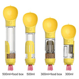 3-in-1 Portable Pet Water & Food Bottle - The PetTrail