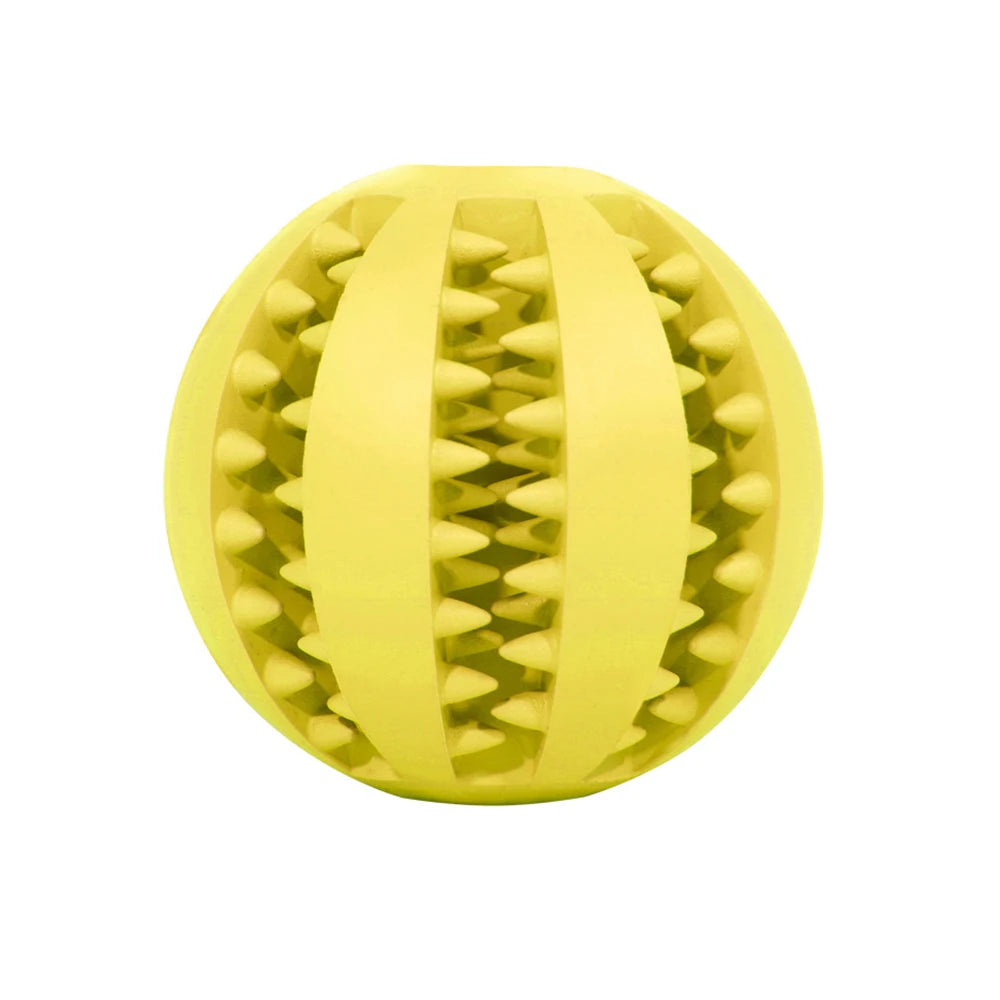 Rubber Dental Chew Ball for Dogs - The PetTrail