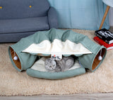 Interactive Collapse Cat Tunnel Play Toy - The PetTrail
