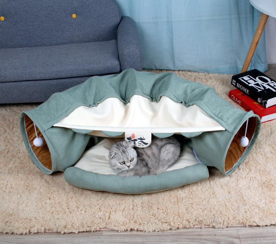Interactive Collapse Cat Tunnel Play Toy - The PetTrail