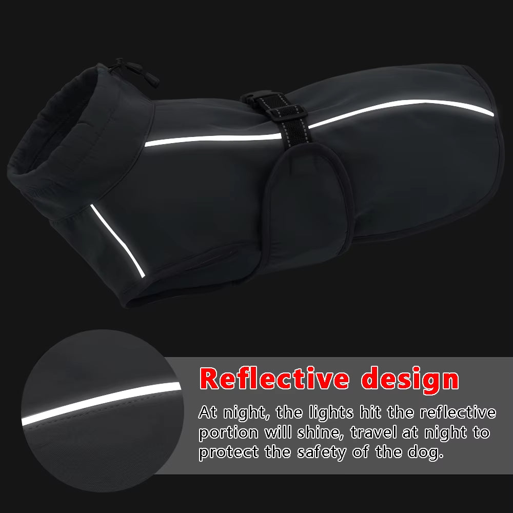 Reflective Waterproof Dog Coat - The PetTrail
