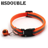 Reflective Cat & Small Dog Collars with Bells – 2 Pack - The PetTrail