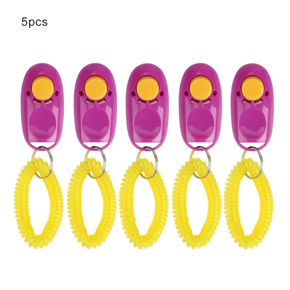 5-Piece Dog Training Clicker Set - The PetTrail