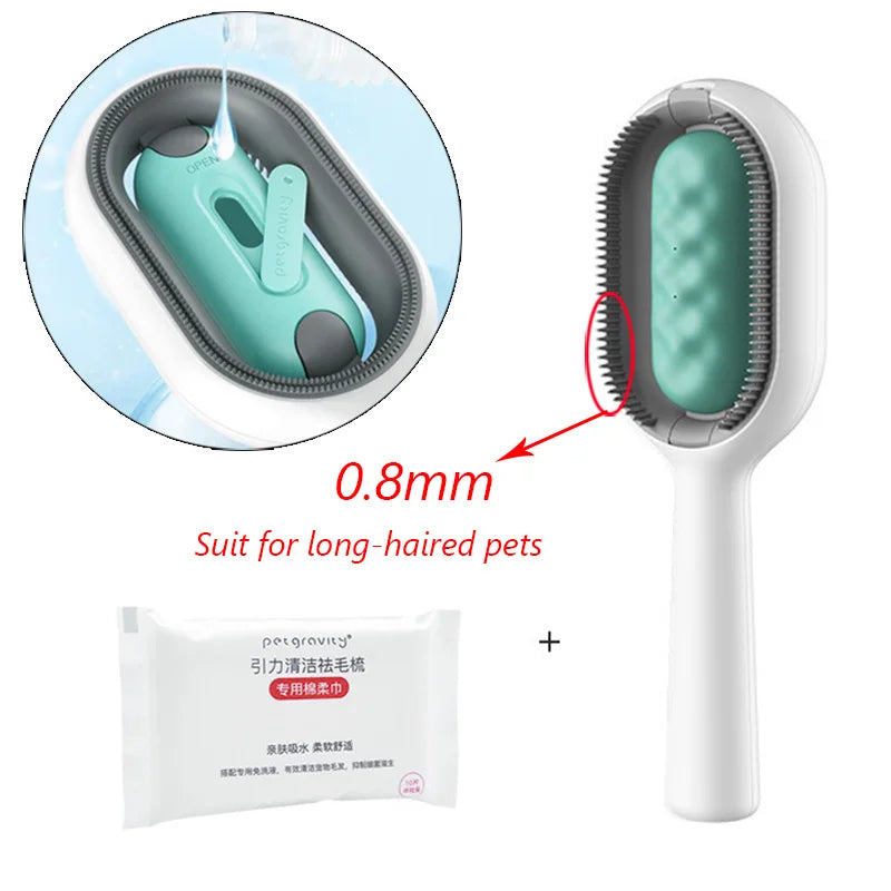 Double-Sided Pet Grooming Brush – Hair Removal for Dogs & Cats - The PetTrail