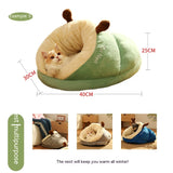 Cozy Winter Pet Bed for Cats & Small Dogs - The PetTrail