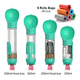 3-in-1 Portable Pet Water & Food Bottle - The PetTrail