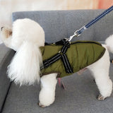 Waterproof Dog Coat with Harness – Warm Winter Jacket - The PetTrail