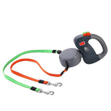 Retractable Dual Pet Dog Walking Leash - The PetTrail