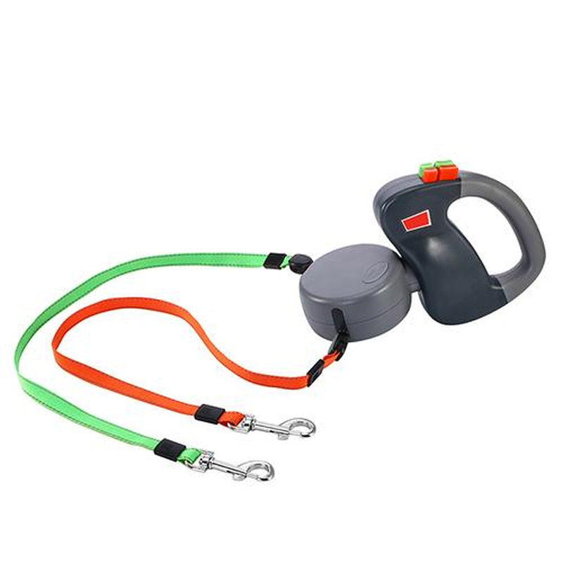 Retractable Dual Pet Dog Walking Leash - The PetTrail