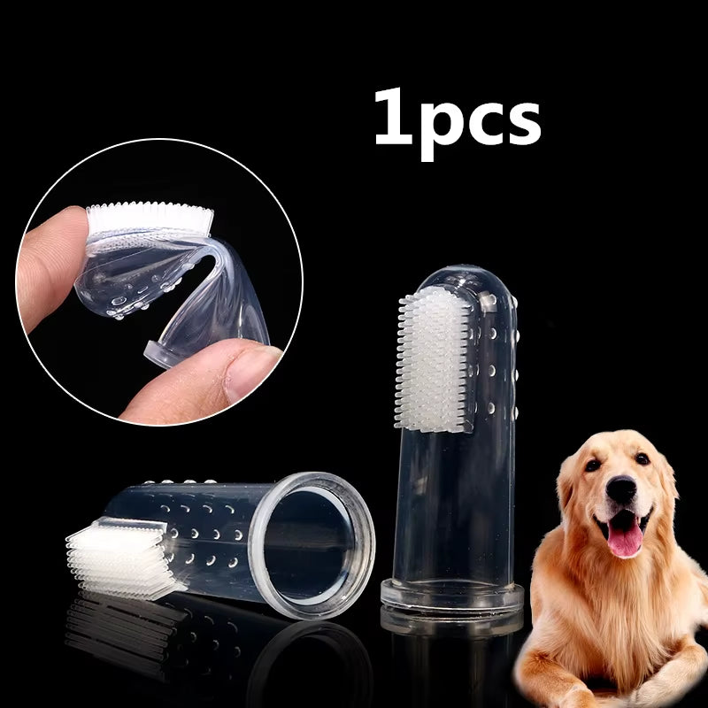 2-in-1 Pet Bath & Massage Brush – Silicone Grooming Brush - The PetTrail