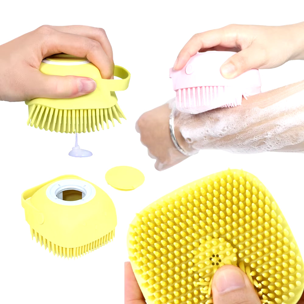 2-in-1 Pet Bath & Massage Brush - The PetTrail