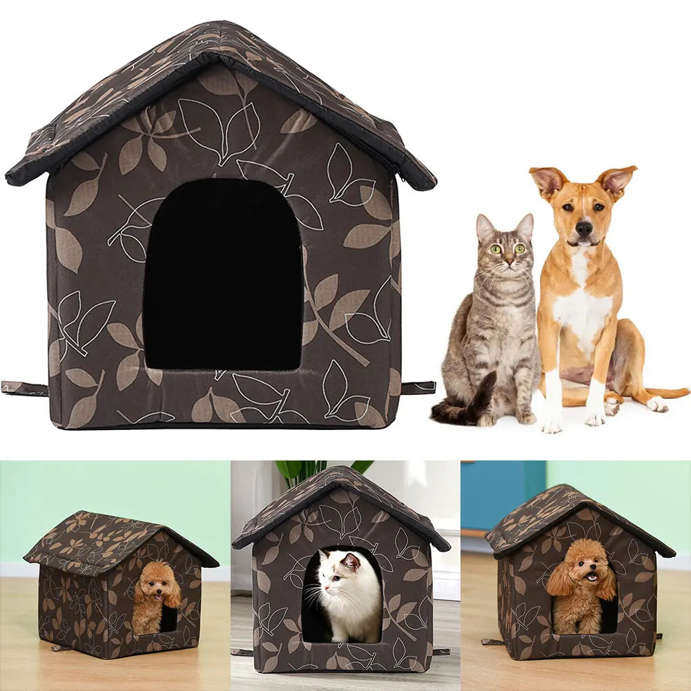 Waterproof Outdoor Dog House & Cozy Pet Shelter - The PetTrail