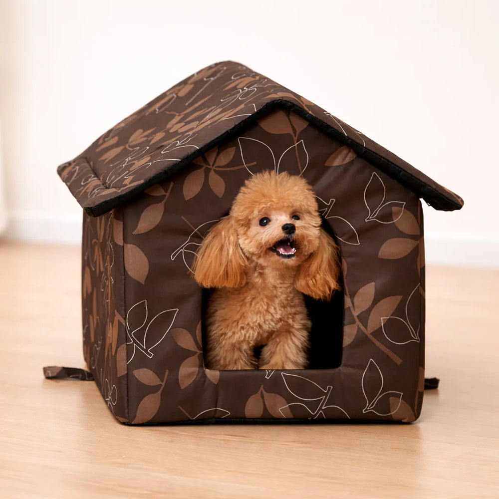 Waterproof Outdoor Dog House & Cozy Pet Shelter - The PetTrail