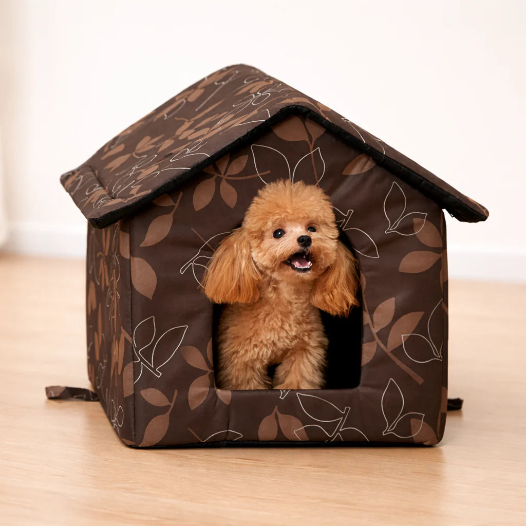 Waterproof Outdoor Dog House & Cozy Pet Shelter - The PetTrail