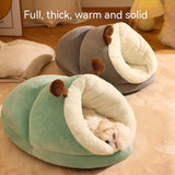 Cozy Winter Pet Bed for Cats & Small Dogs - The PetTrail