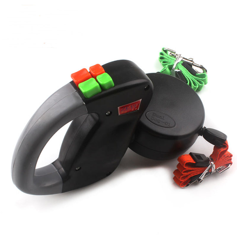 Retractable Dual Pet Dog Walking Leash - The PetTrail
