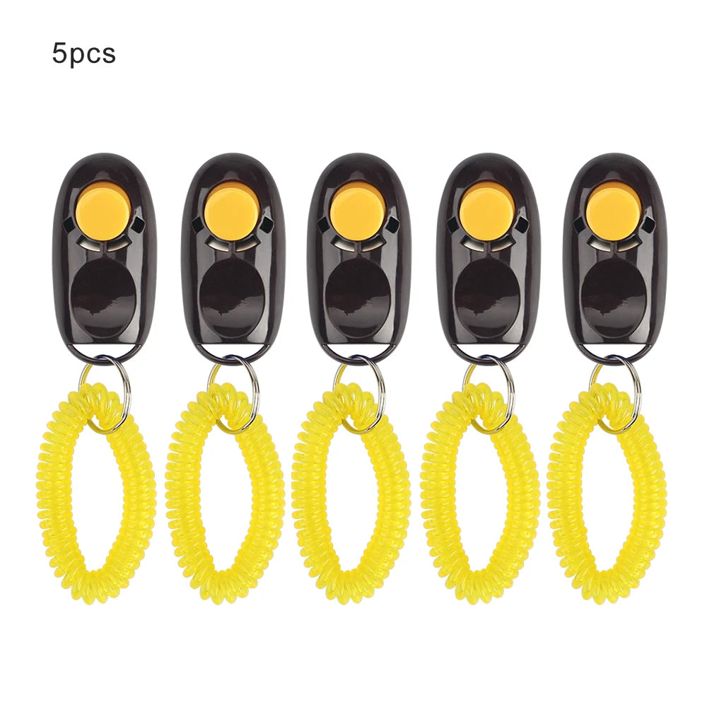5-Piece Dog Training Clicker Set - The PetTrail