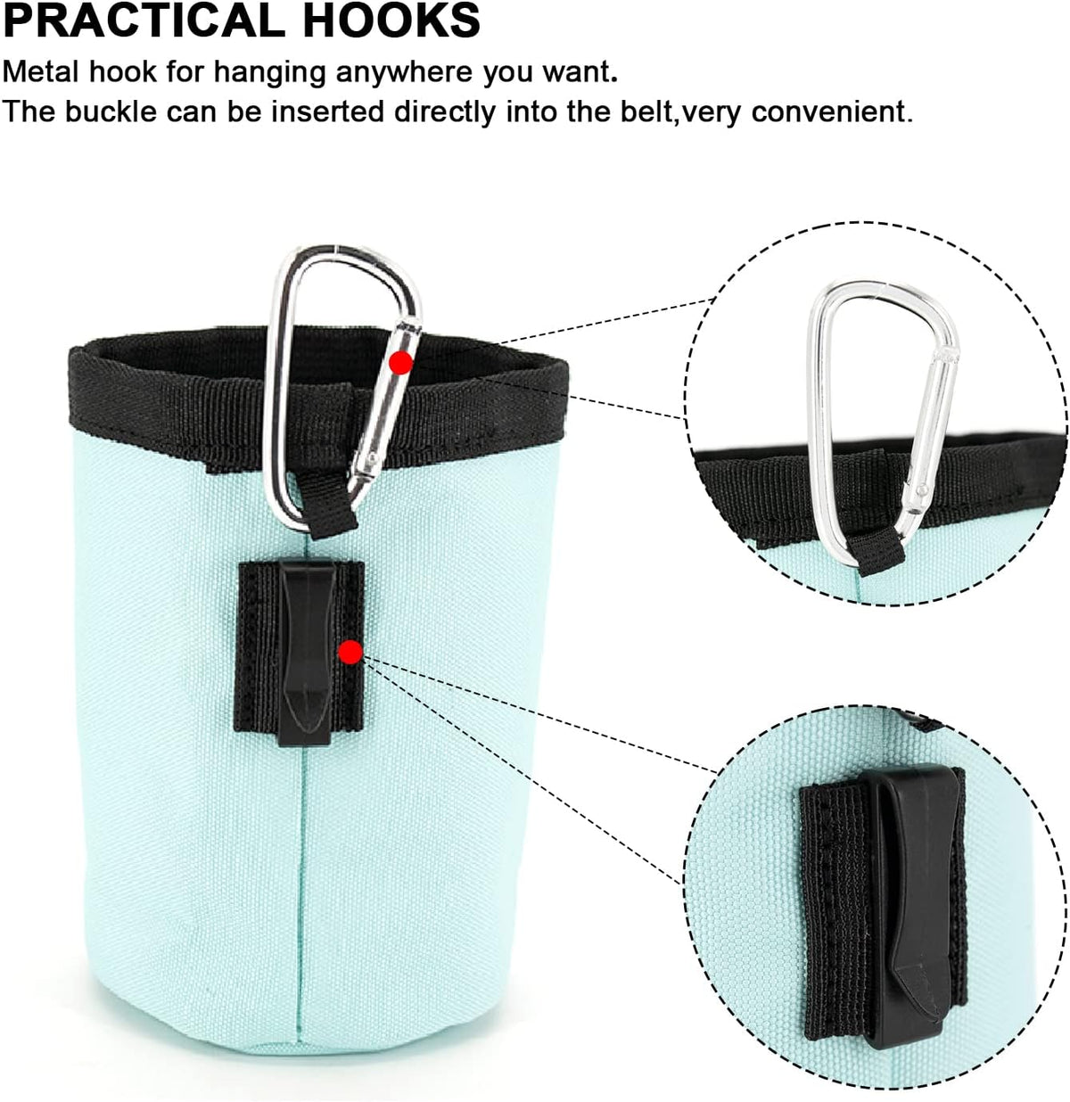 Premium Dog Training Treat Pouch Bag - The PetTrail