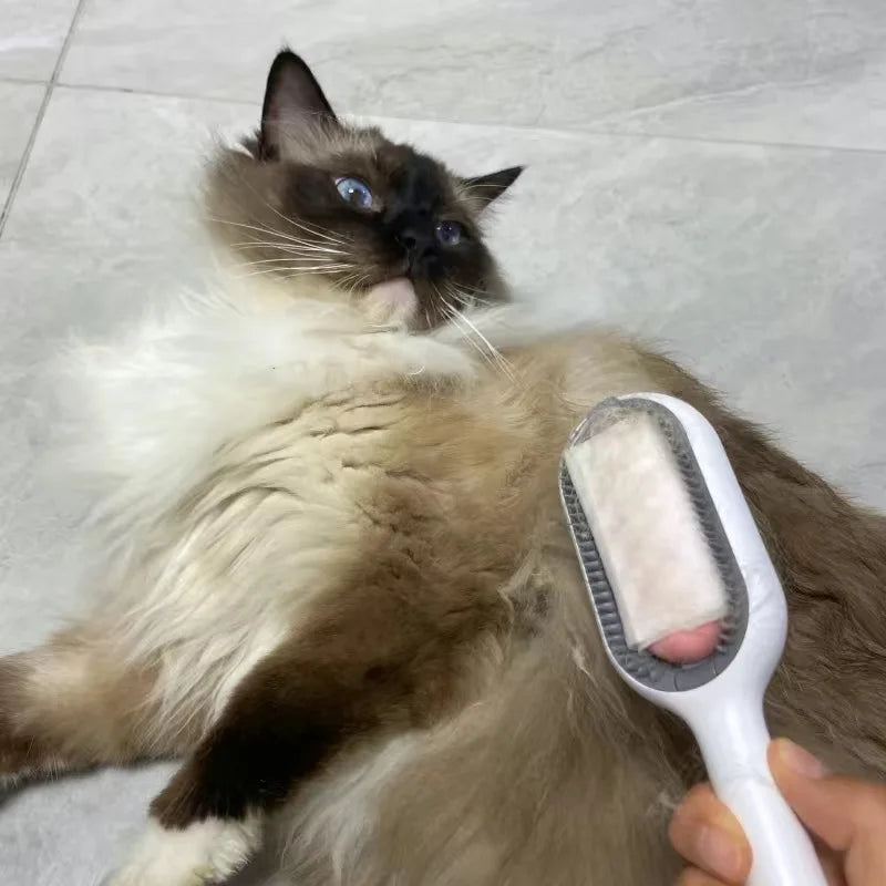 Double-Sided Pet Grooming Brush – Hair Removal for Dogs & Cats - The PetTrail