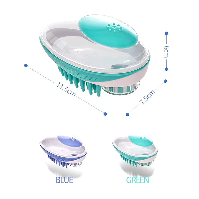 2-in-1 Pet Bath & Massage Brush - The PetTrail