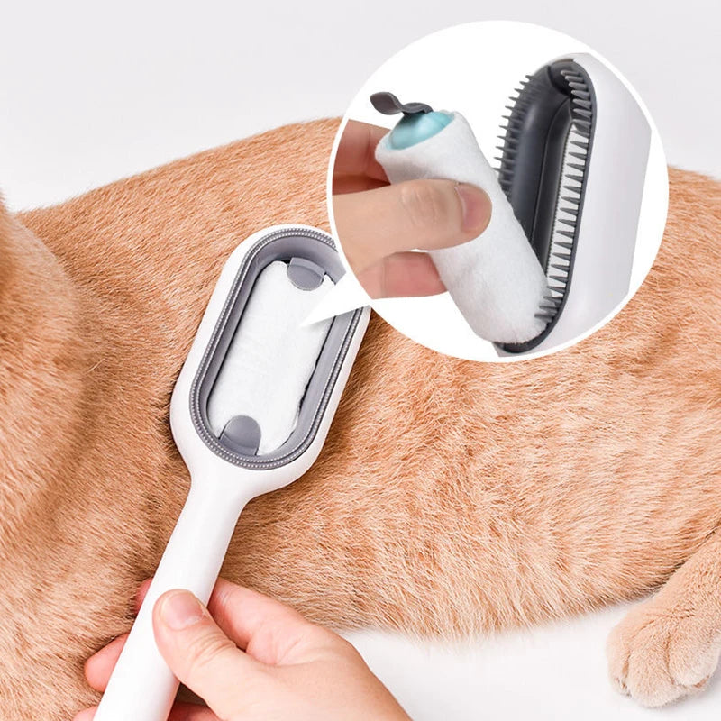 Double-Sided Pet Grooming Brush – Hair Removal for Dogs & Cats - The PetTrail