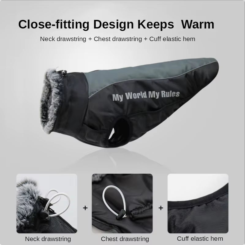 Dog Waterproof Winter Coat - The PetTrail