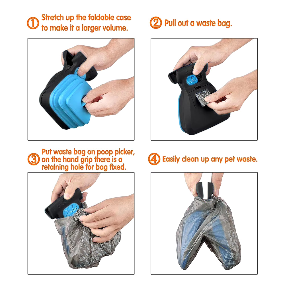 Portable Dog Poop Bag Dispenser - The PetTrail