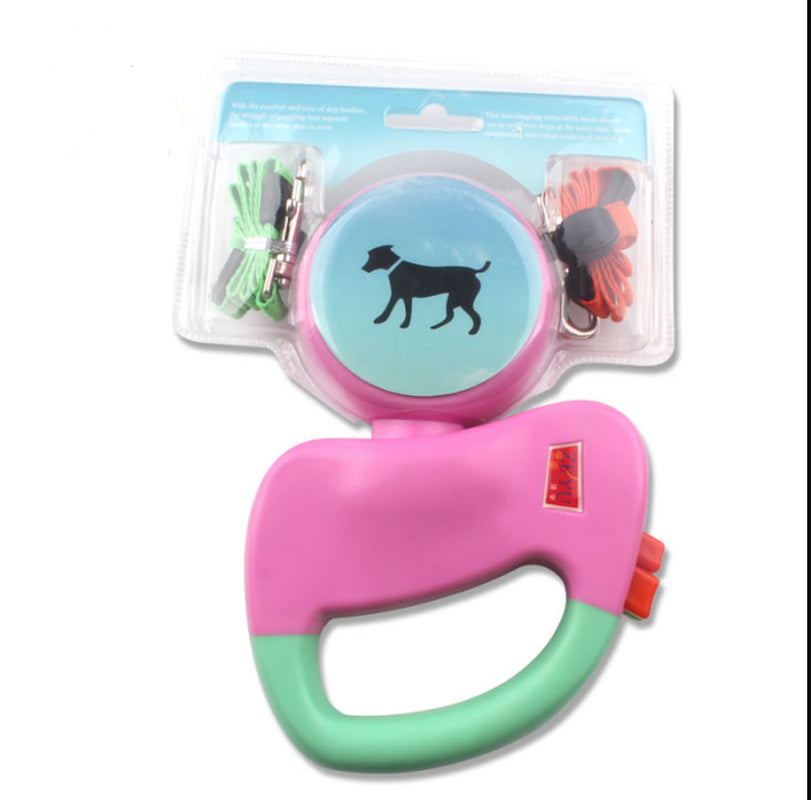 Retractable Dual Pet Dog Walking Leash - The PetTrail