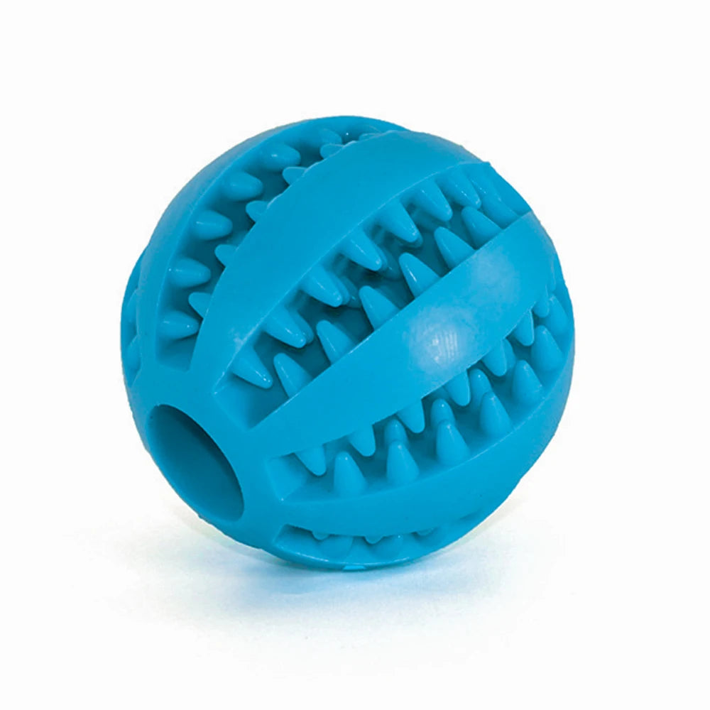 Rubber Dental Chew Ball for Dogs - The PetTrail
