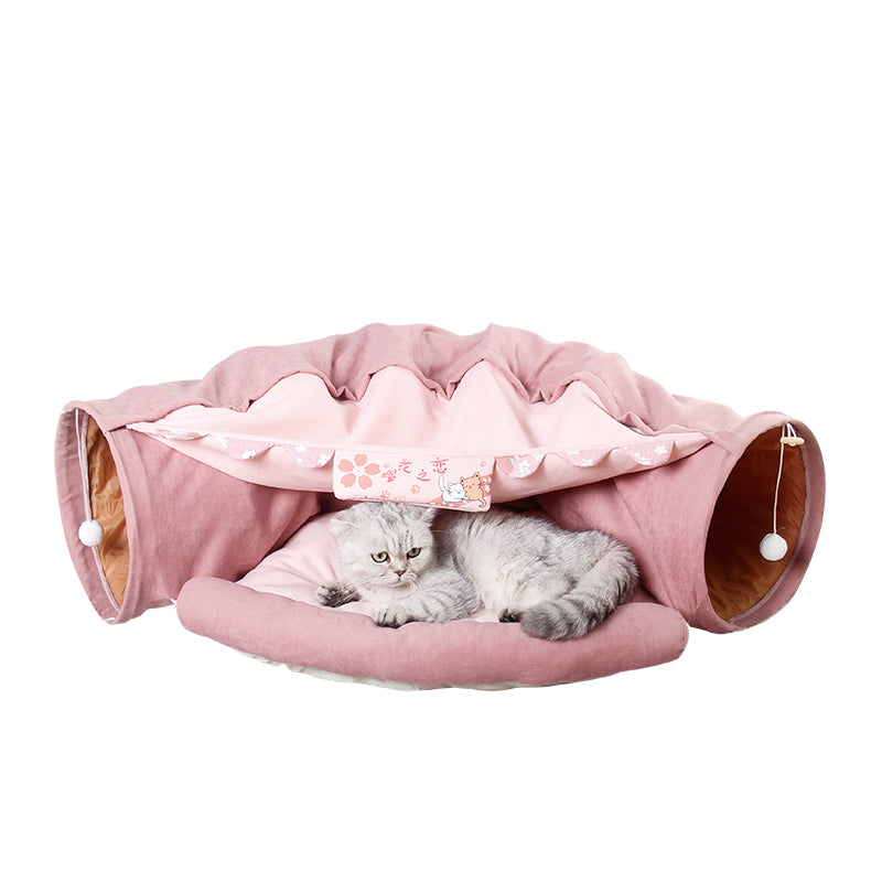 Interactive Collapse Cat Tunnel Play Toy - The PetTrail