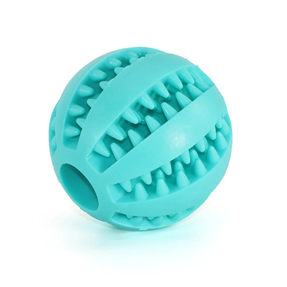 Rubber Dental Chew Ball for Dogs - The PetTrail