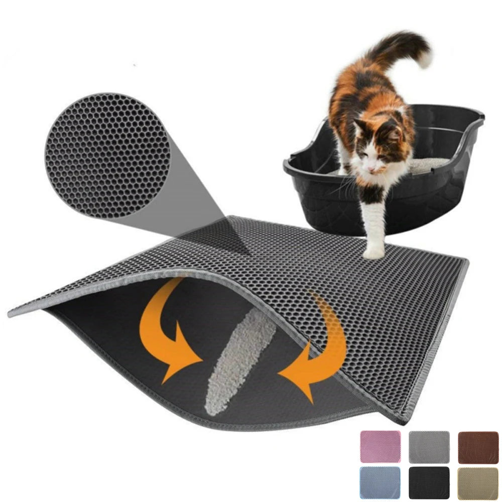 Waterproof Double-layer Cat Litter Mat - The PetTrail