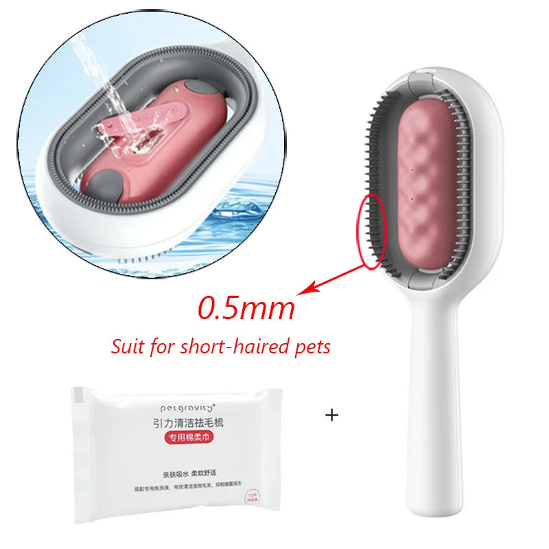 Double-Sided Pet Grooming Brush – Hair Removal for Dogs & Cats - The PetTrail