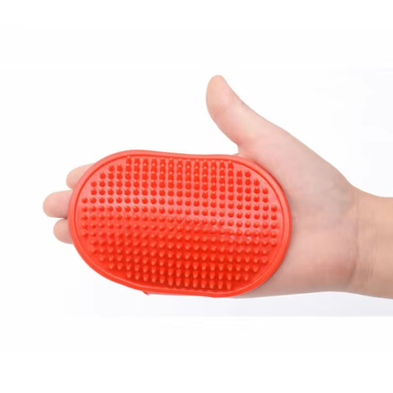 2-in-1 Pet Bath & Massage Brush – Silicone Grooming Brush - The PetTrail