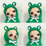 Fruit Print Fleece Dog Hoodie – Warm Winter Pet Sweater - The PetTrail