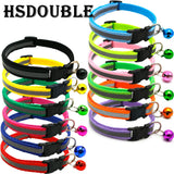 Reflective Cat & Small Dog Collars with Bells – 2 Pack - The PetTrail
