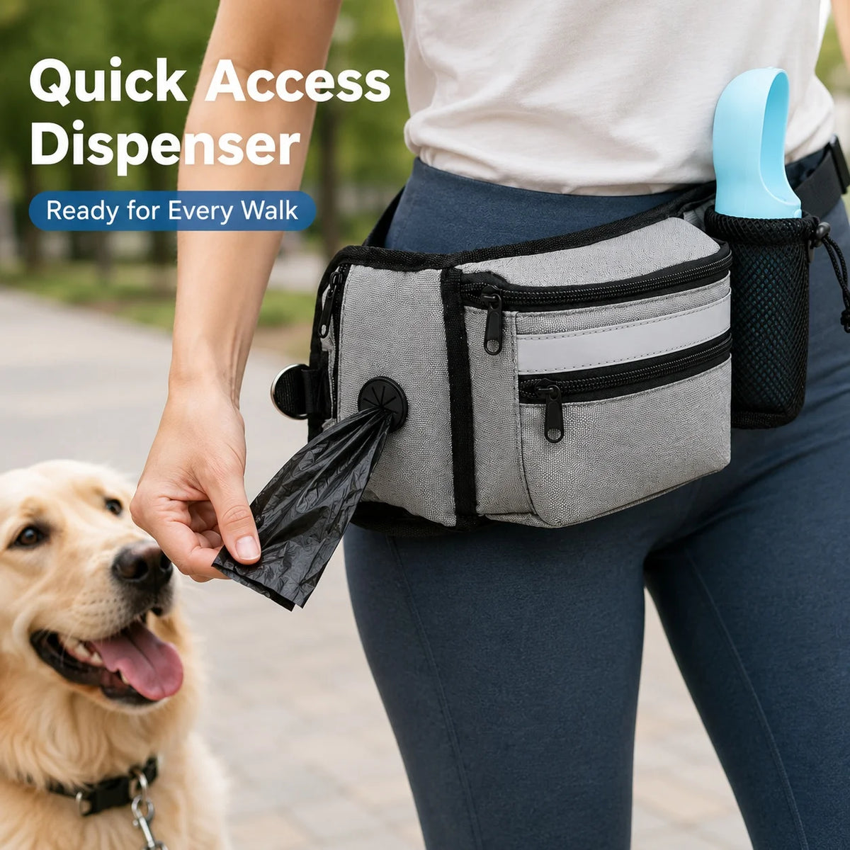 Multi-Function Dog Training Waist Bag - The PetTrail