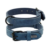 Leather Dog Collar - Soft Padded Adjustable Collar - The PetTrail