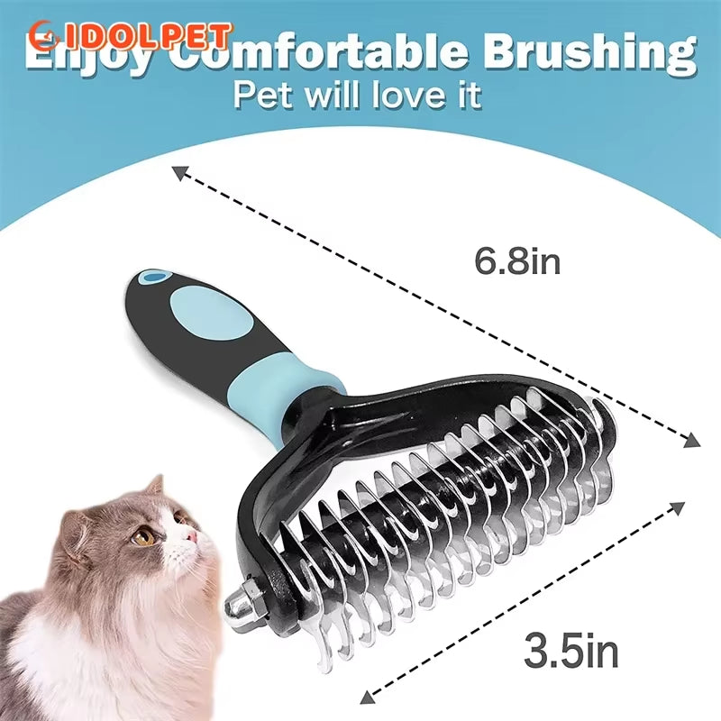 Professional Pet Deshedding Brush - The PetTrail