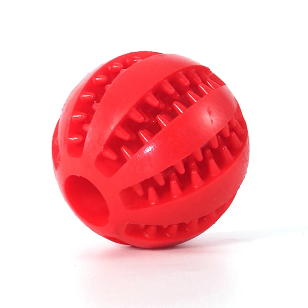 Rubber Dental Chew Ball for Dogs - The PetTrail