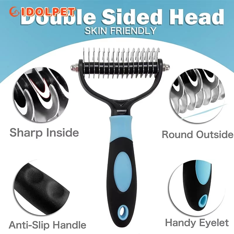 Professional Pet Deshedding Brush - The PetTrail