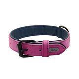 Leather Dog Collar - Soft Padded Adjustable Collar - The PetTrail