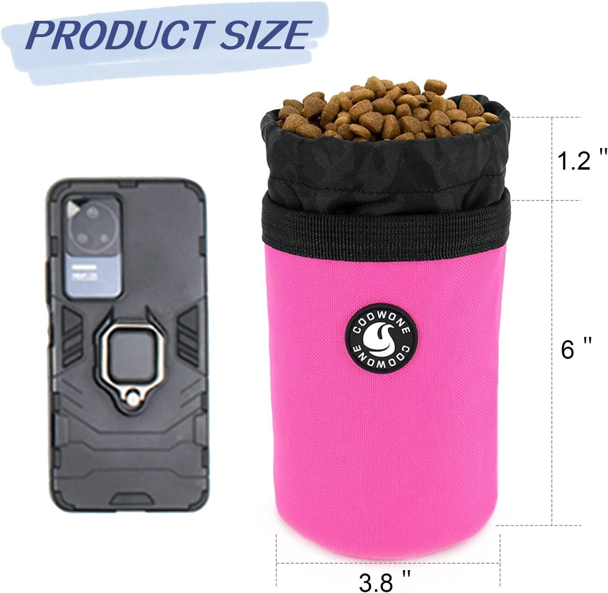 Premium Dog Training Treat Pouch Bag - The PetTrail