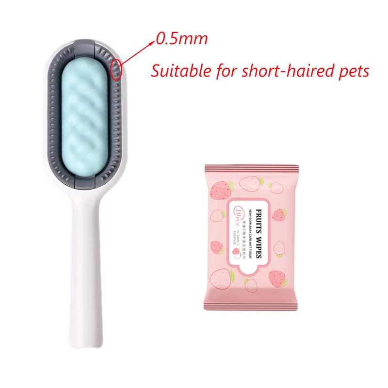 Double-Sided Pet Grooming Brush – Hair Removal for Dogs & Cats - The PetTrail