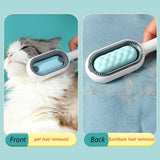 Double-Sided Pet Grooming Brush – Hair Removal for Dogs & Cats - The PetTrail