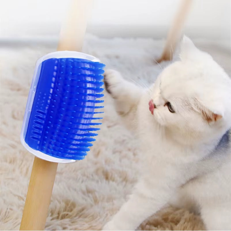 Cat Corner Self-Grooming Scratcher - The PetTrail